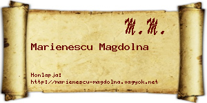 Marienescu Magdolna névjegykártya